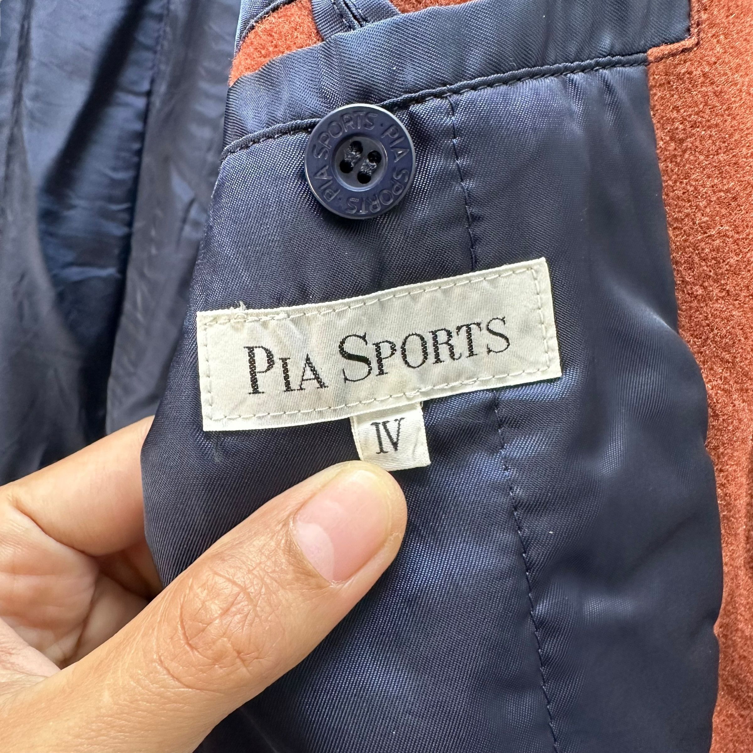 Japanese Brand Vintage 90’s PIA SPORT Wool Casual Cardigan Jacket #A68-1631 Size US L / EU 52-54 / 3 - 11 Thumbnail