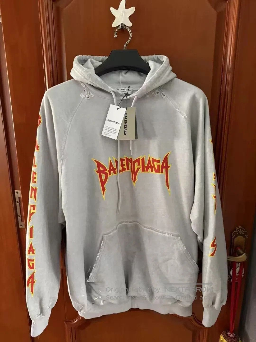 Balenciaga Flame Splatter Sweatshirt.