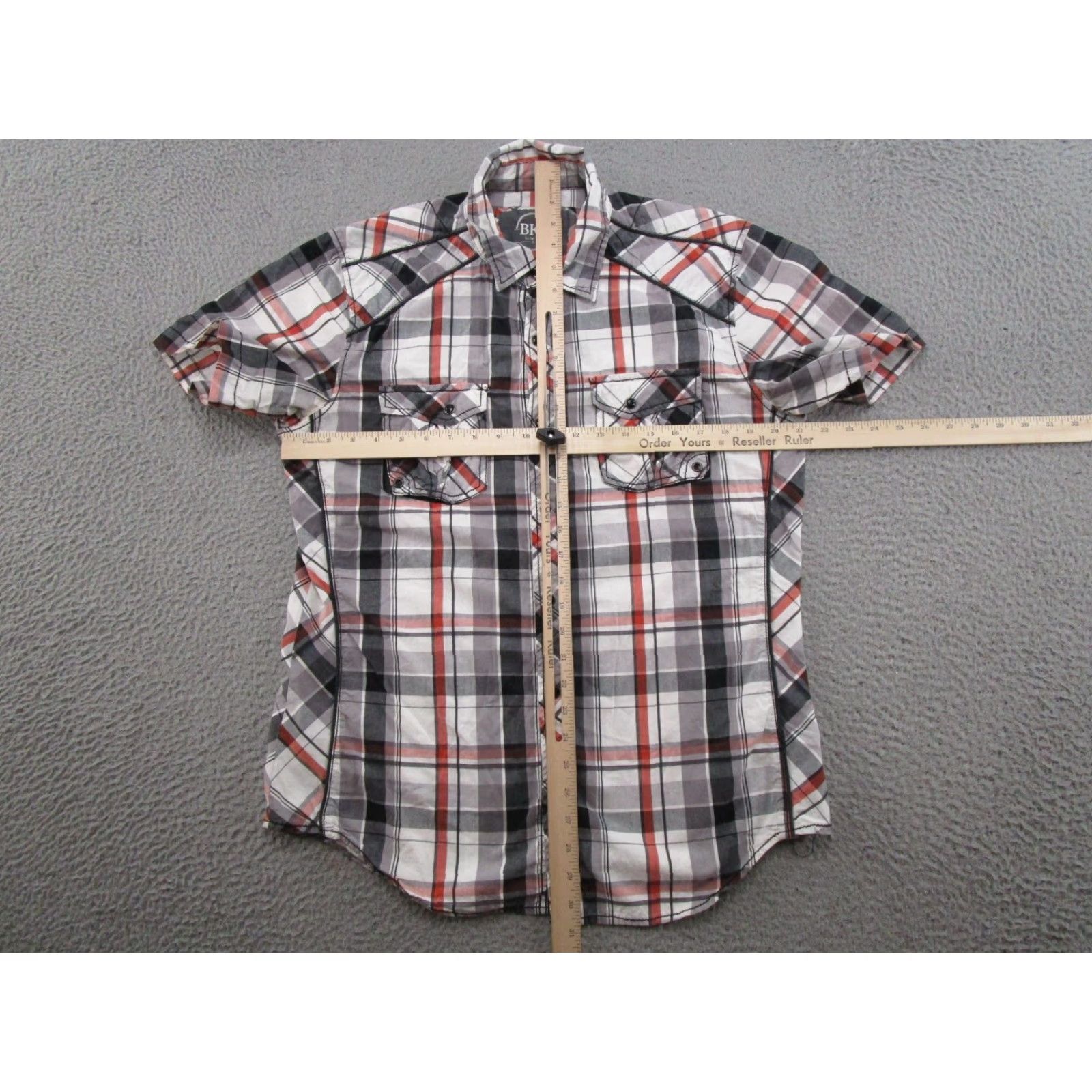 Vintage VINTAGE Buckle Men’s Slim Fit Pearl Snap Shirt Size L Western Cowboy Rodeo Y2K Read Size US L / EU 52-54 / 3 - 5 Thumbnail