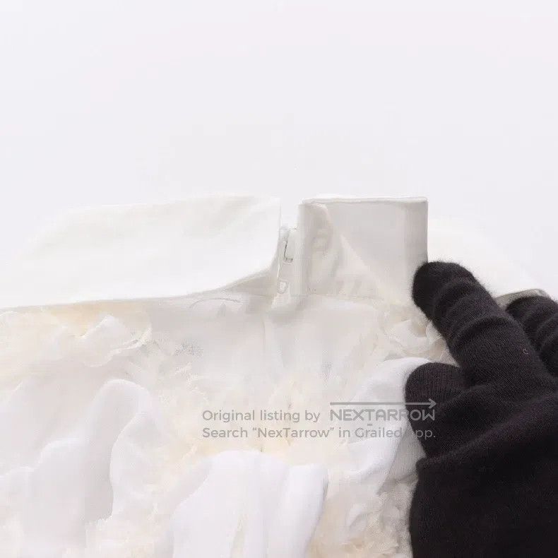 Comme des Garcons Comme Des Garcons White vintage floral design top Size S / US 4 / IT 40 - 5 Thumbnail