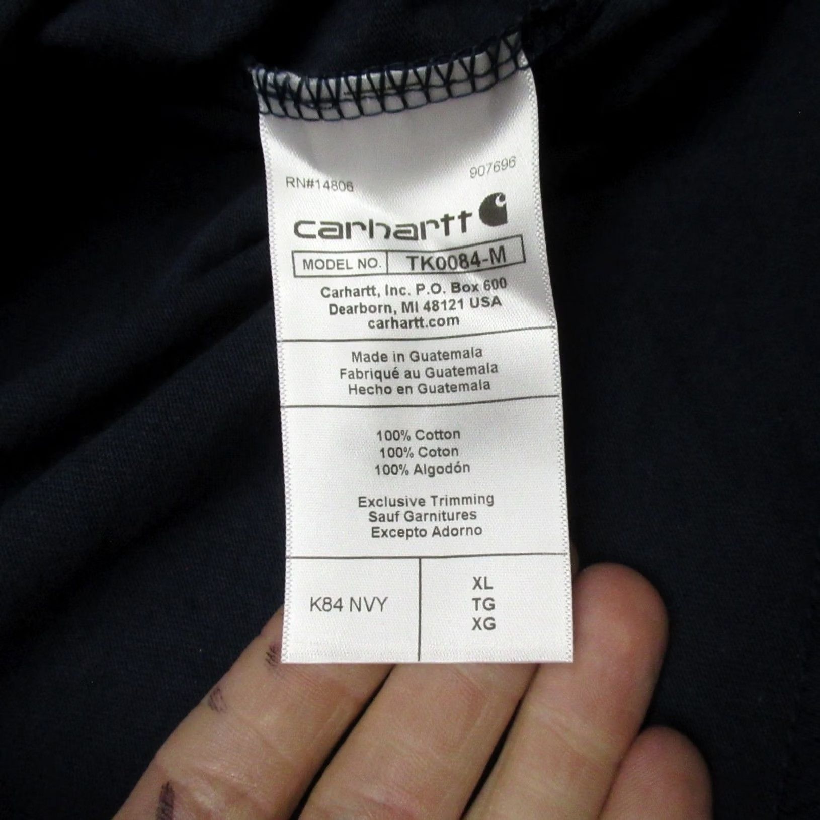 Carhartt Carhartt Shirt Mens XL Blue Loose Fit Heavyweight Pocket Tee NEW LOGO Size US XL / EU 56 / 4 - 6 Thumbnail