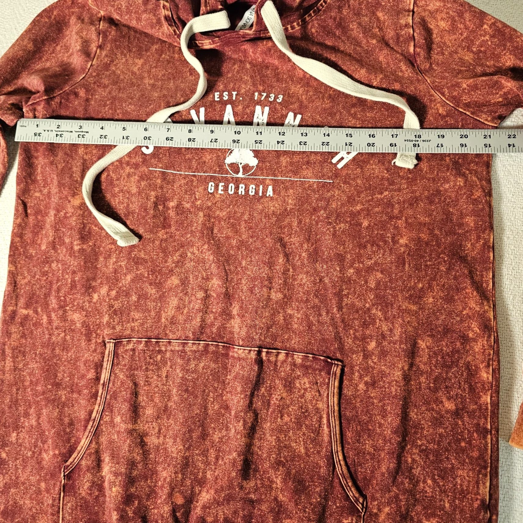 Vintage ZENANA Oversized Sweatshirt Pullover Fleece Cotton Blend Orange Size M Casual Womens Size M / US 6-8 / IT 42-44 - 6 Thumbnail