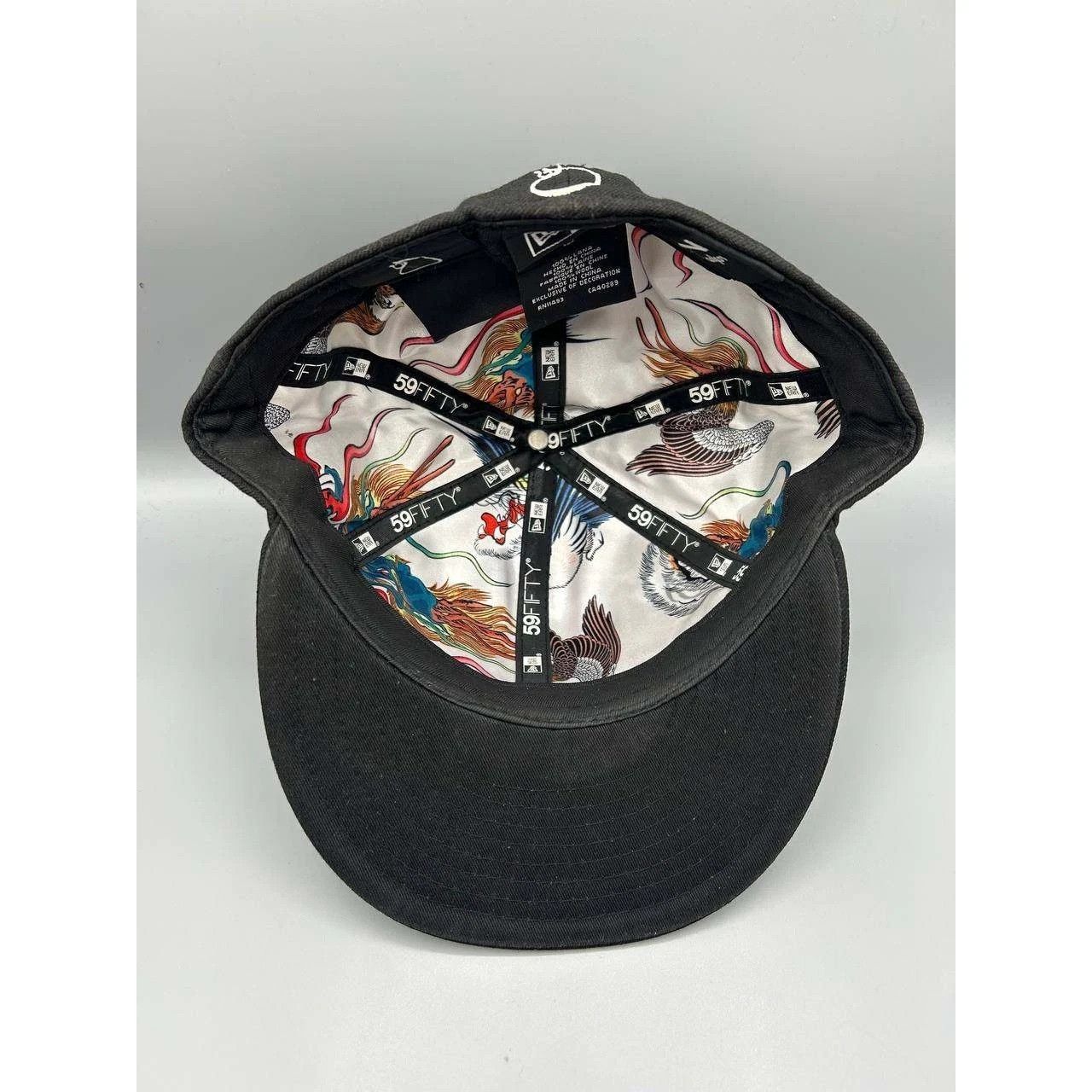 New Era Masumi Ishikawa Dragon Hat Men 7 5/8 Black Fitted Cap Wool Size ONE SIZE - 2 Thumbnail