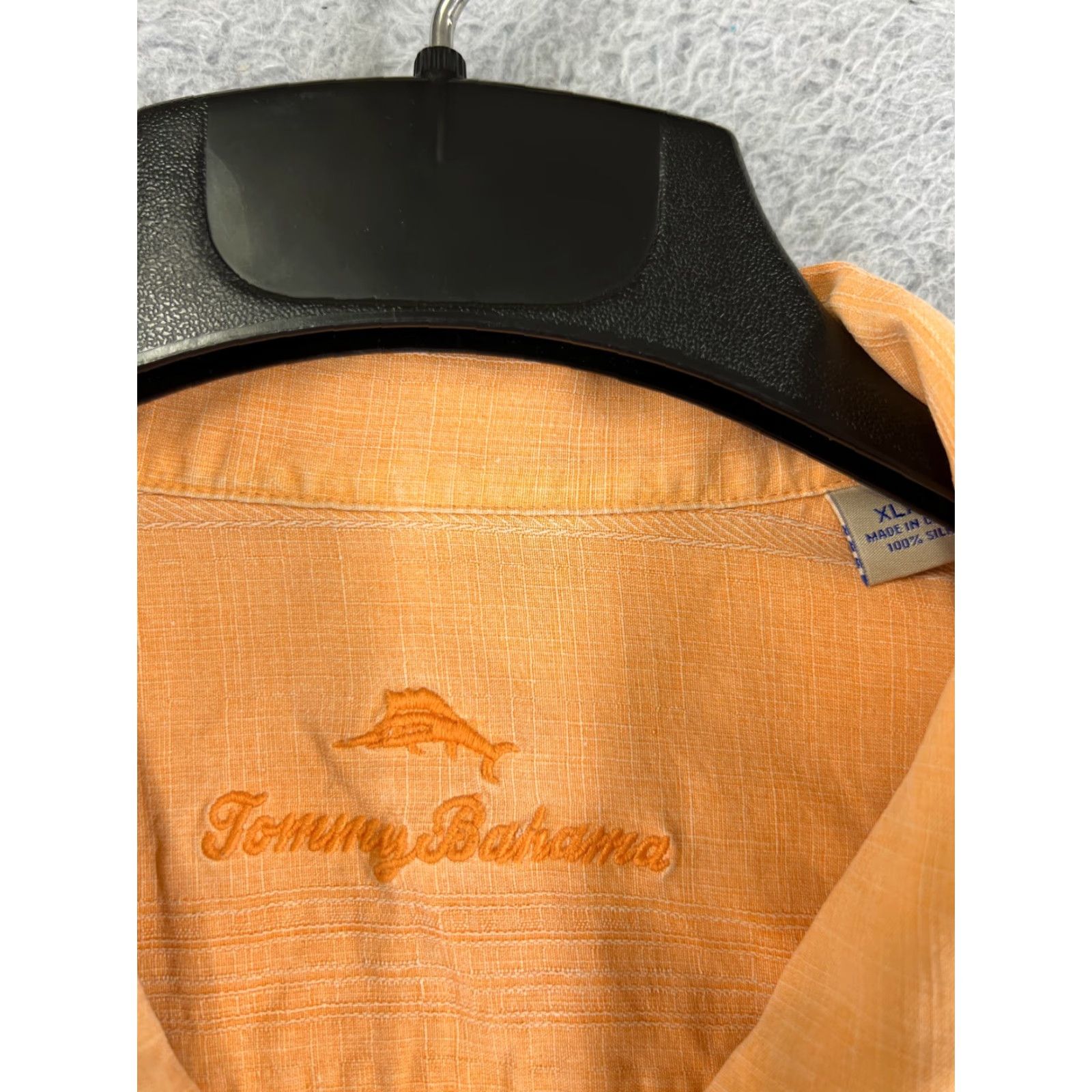 Tommy Bahama Tommy Bahama Shirt Men Button-Up Short Sleeve Floral Orange Palm Hawaiian Vacation Beach XL Vintage: No Size US XL / EU 56 / 4 - 3 Thumbnail
