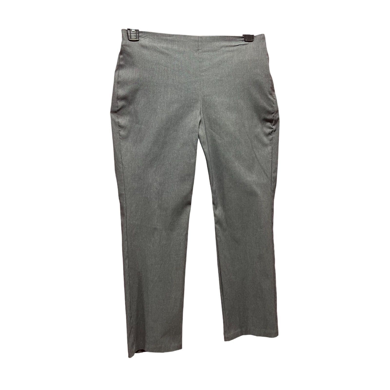 Worthington Worthington - Women's Mid-Rise Slim Leg Pants - Heather Gray Size 30" / US 8 / IT 44 - 14 Thumbnail