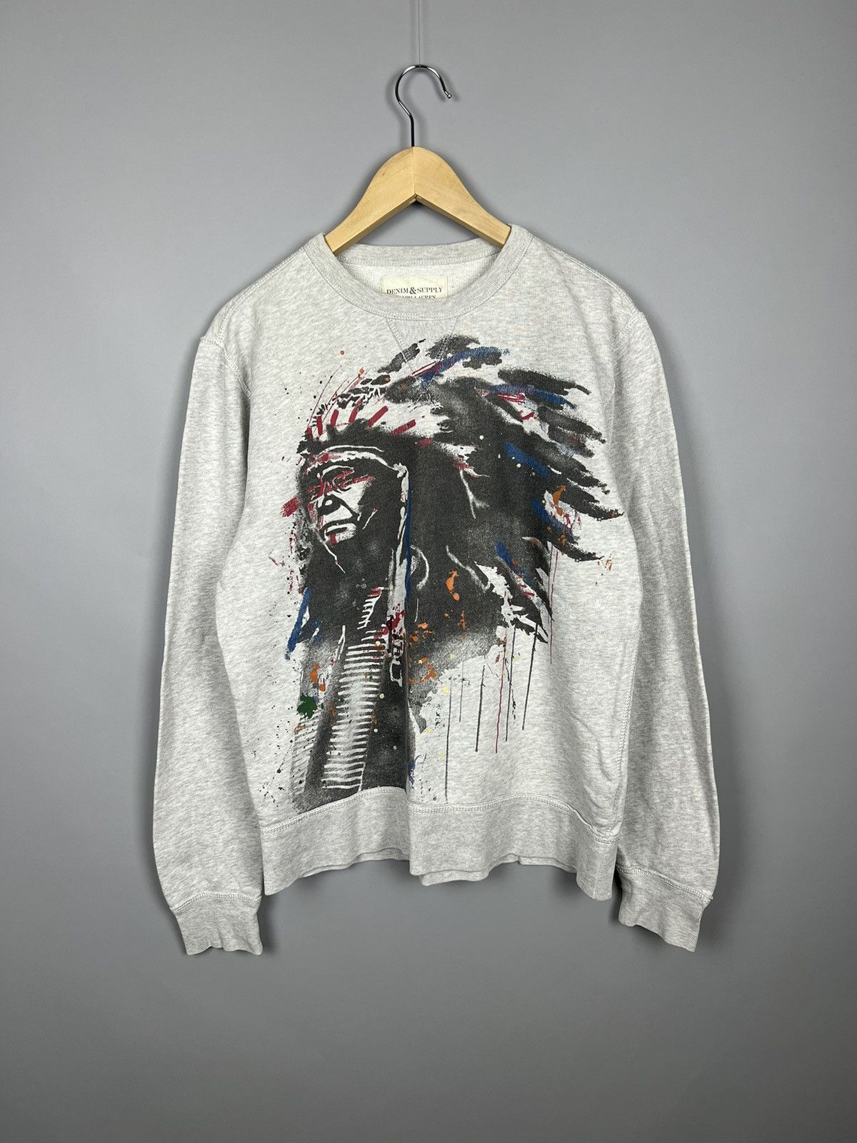 Denim & Supply Ralph Lauren Denim & Supply Ralph Lauren Indian Chief sweatshirt Size US M / EU 48-50 / 2 - 1 Thumbnail
