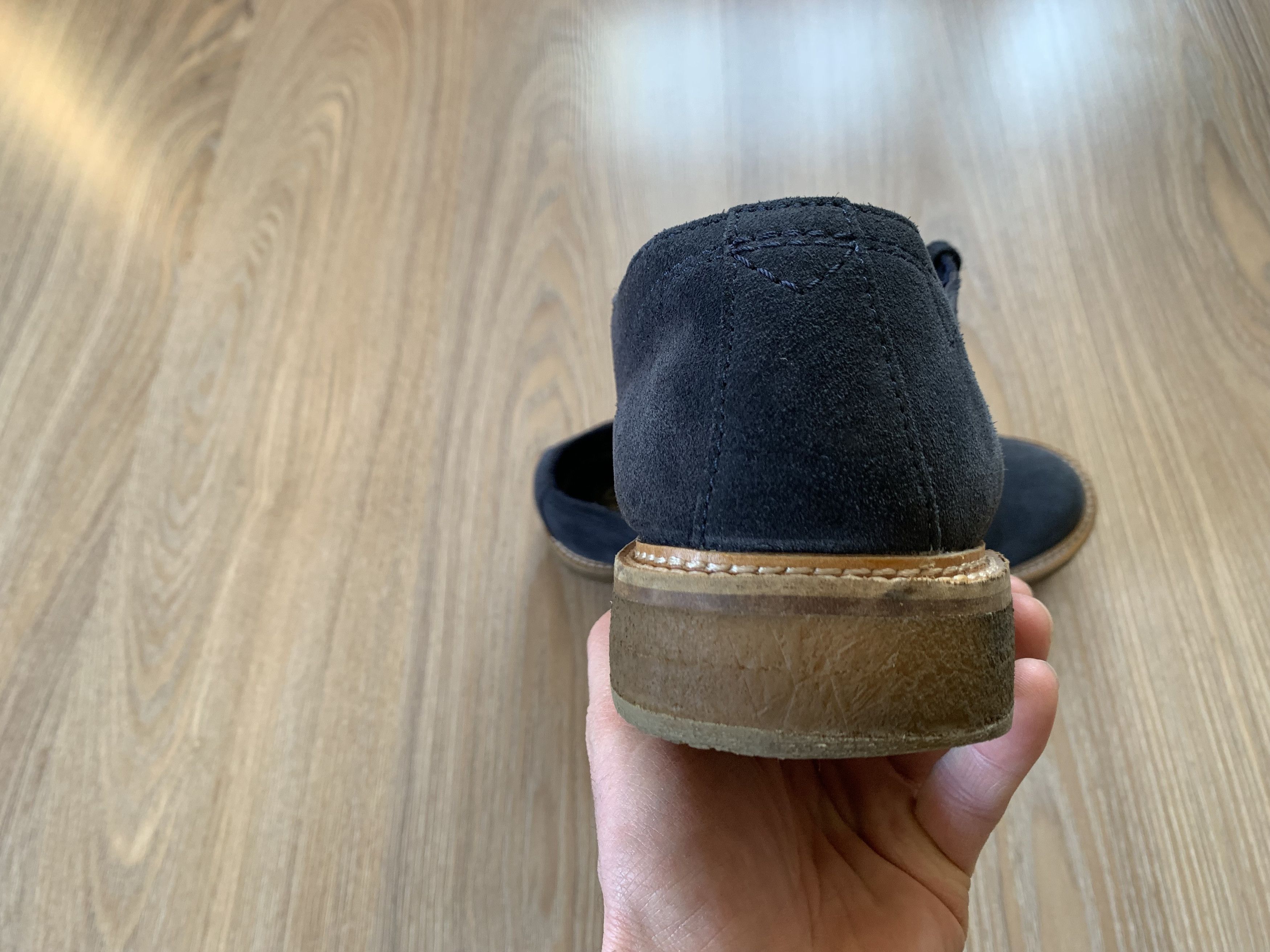 Clarks × Vintage Clarks Signature Classic Suede Shoes Size US 9 / EU 42 - 7 Thumbnail