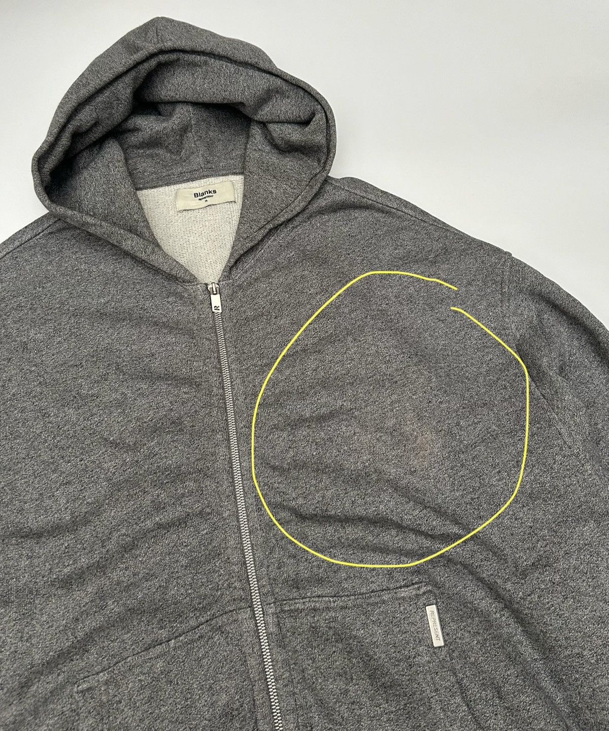Represent Clo. Blanks by Represent Oversized 2 Way Zip Hoodie Size US XL / EU 56 / 4 - 8 Thumbnail