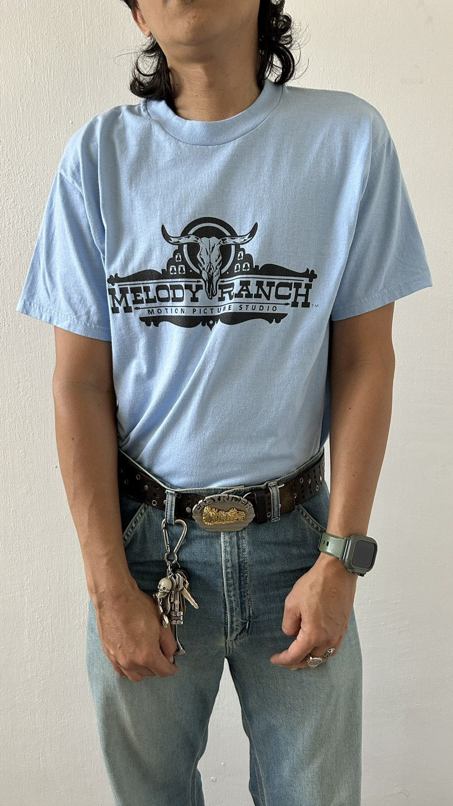 Vintage 1990s Melody Ranch - Motion Pictures Studio Size US M / EU 48-50 / 2 - 2 Thumbnail