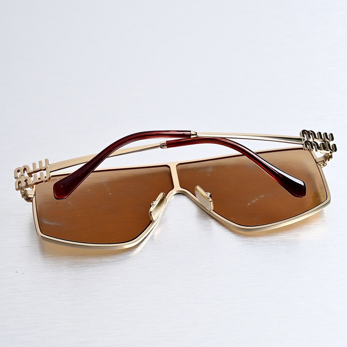 Miu Miu MIU MIU 0MU 51ZS SUNGLASSES Size ONE SIZE - 8 Thumbnail