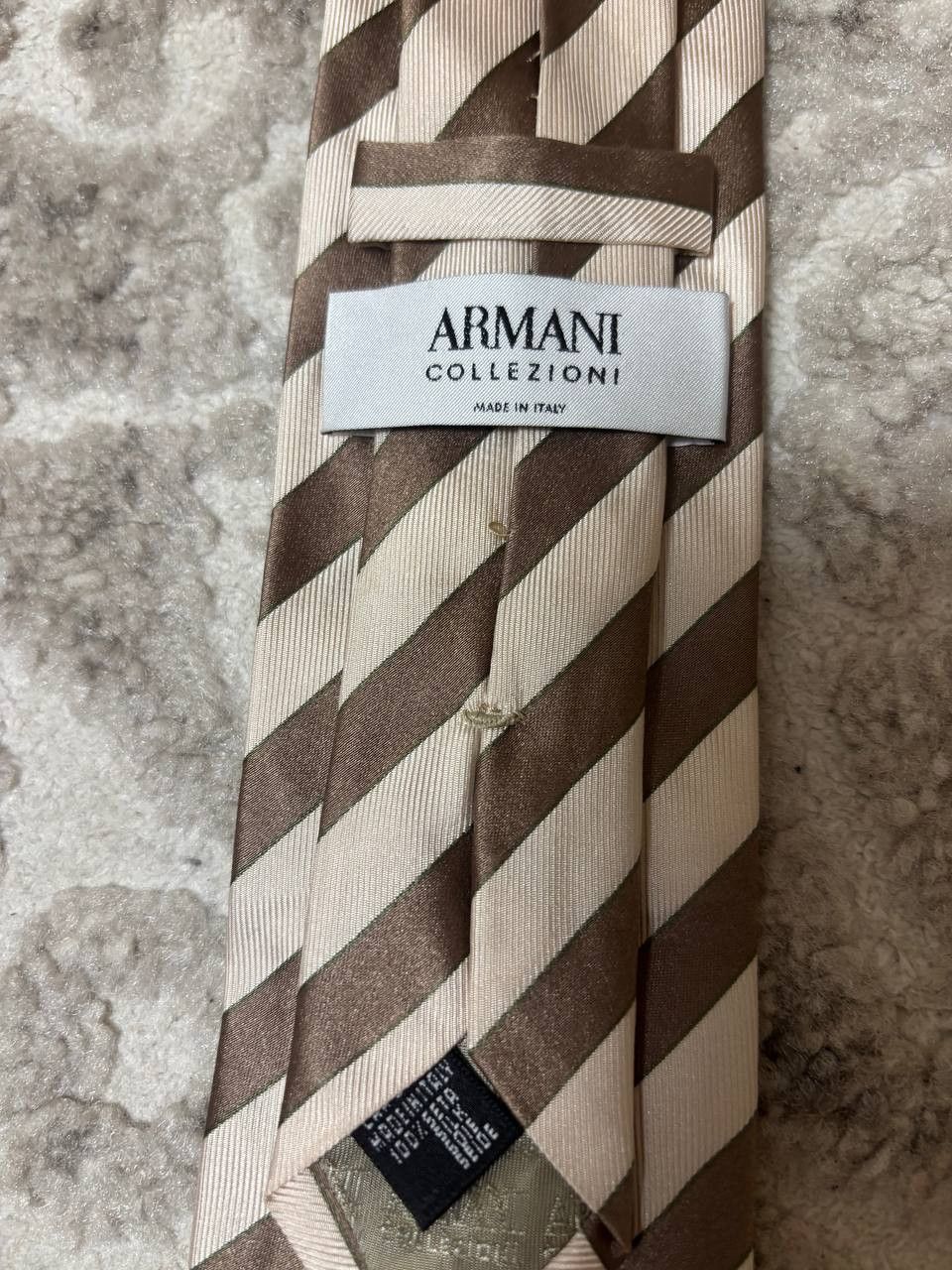 Armani Collezioni ARMANI COLLEZIONI lilac striped tie, made in Italy Size ONE SIZE - 12 Thumbnail