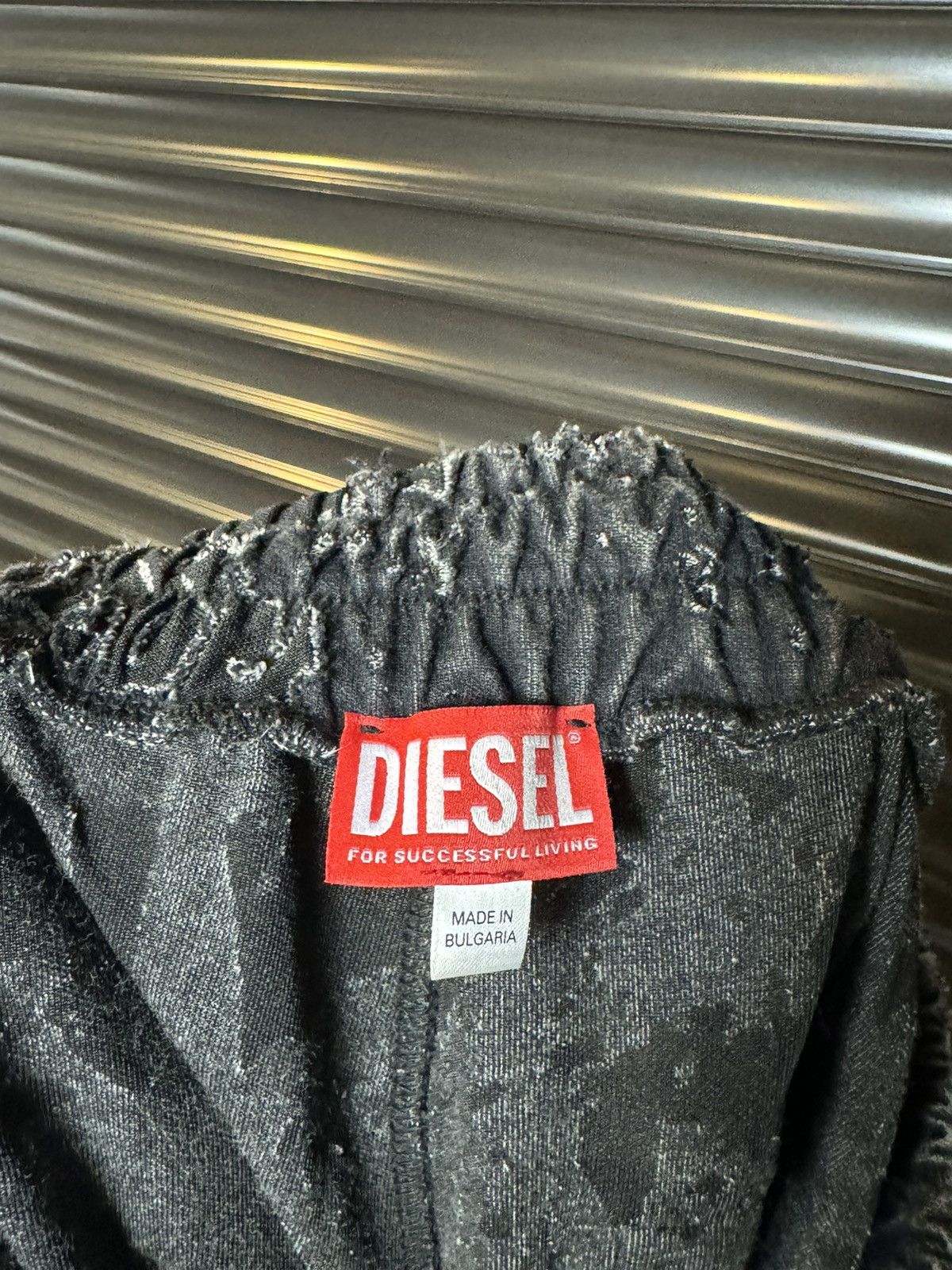 Diesel Diesel Black Burnout Camo Track Sweatpants - Medium Size US 30 / EU 46 - 12 Thumbnail