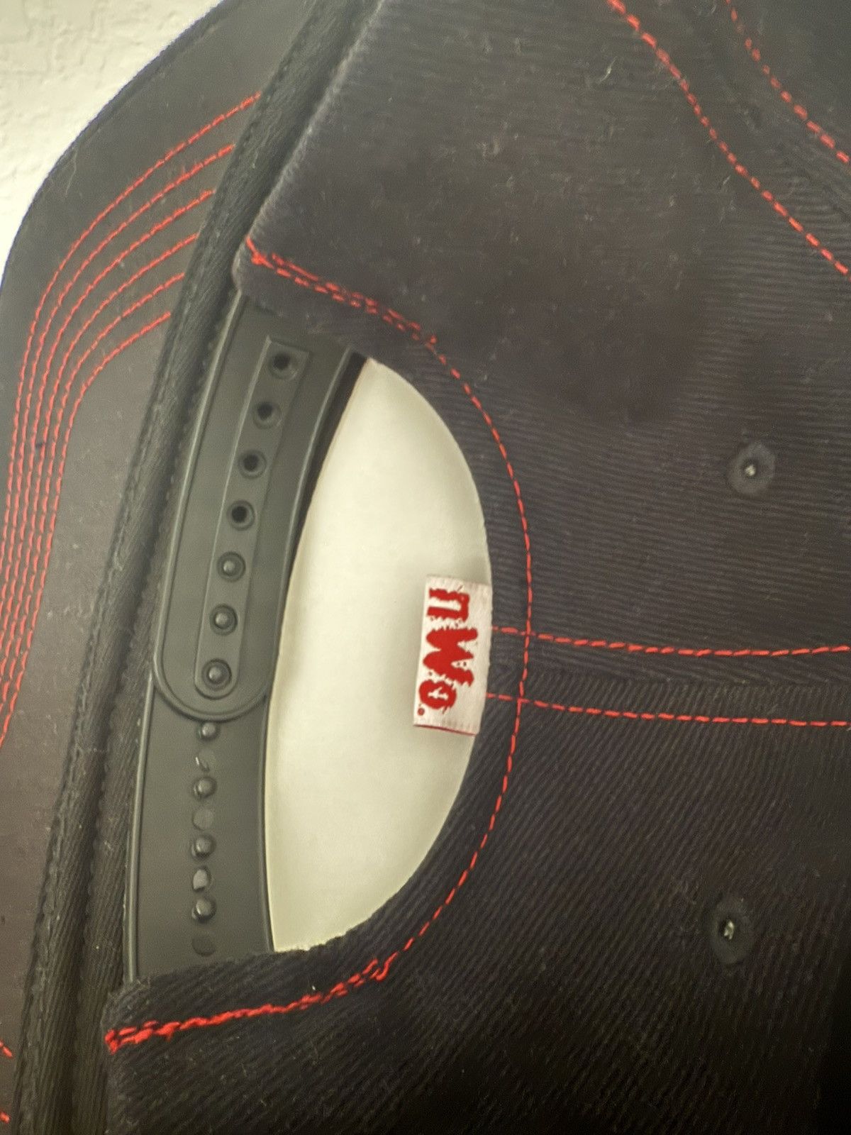 WCW/nWo Vintage NWO Snapback WWF Kevin Nash 90s Size ONE SIZE - 3 Thumbnail