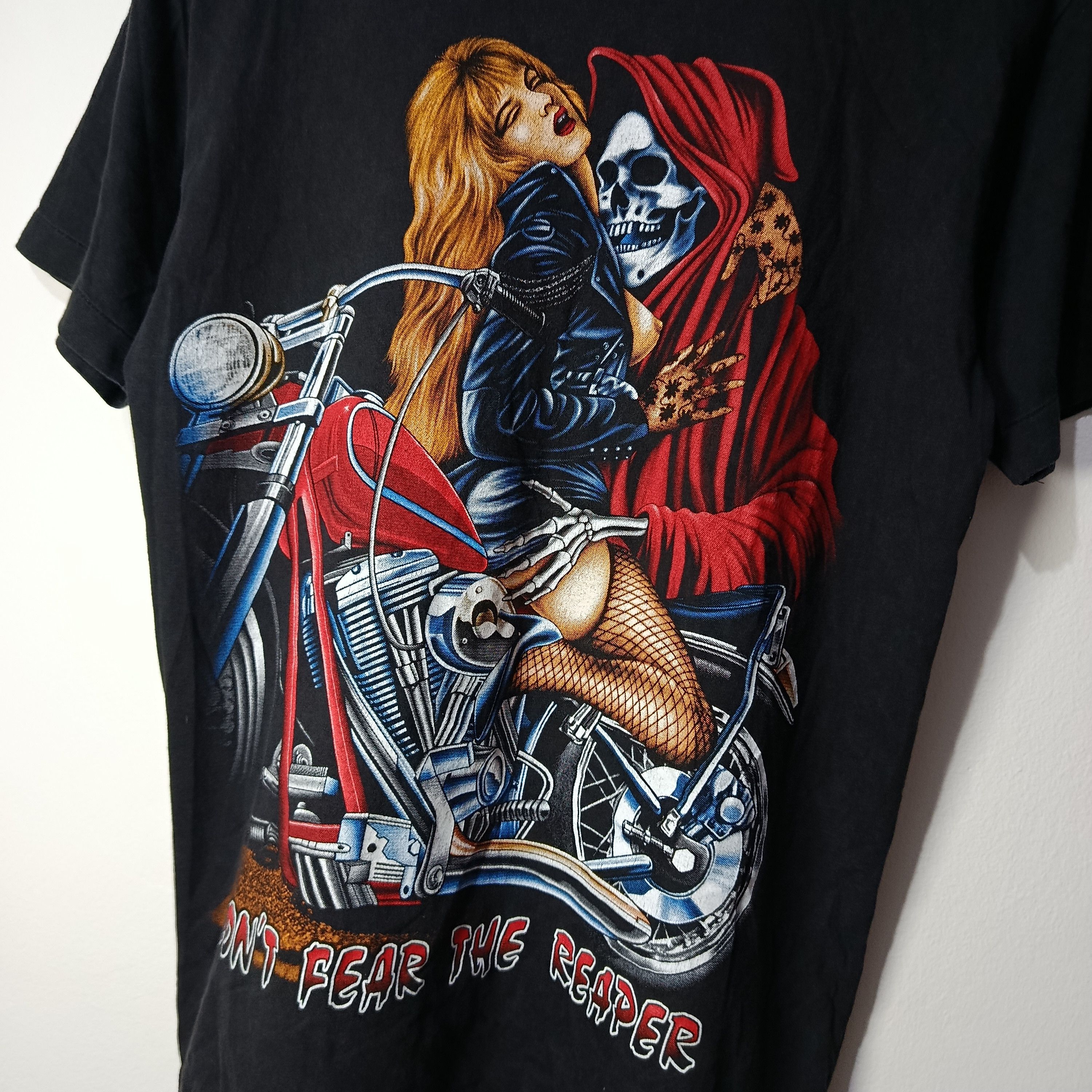 Vintage Vintage Rock Eagle “Do Not Fear the Reaper” Biker Tee Size US M / EU 48-50 / 2 - 5 Thumbnail