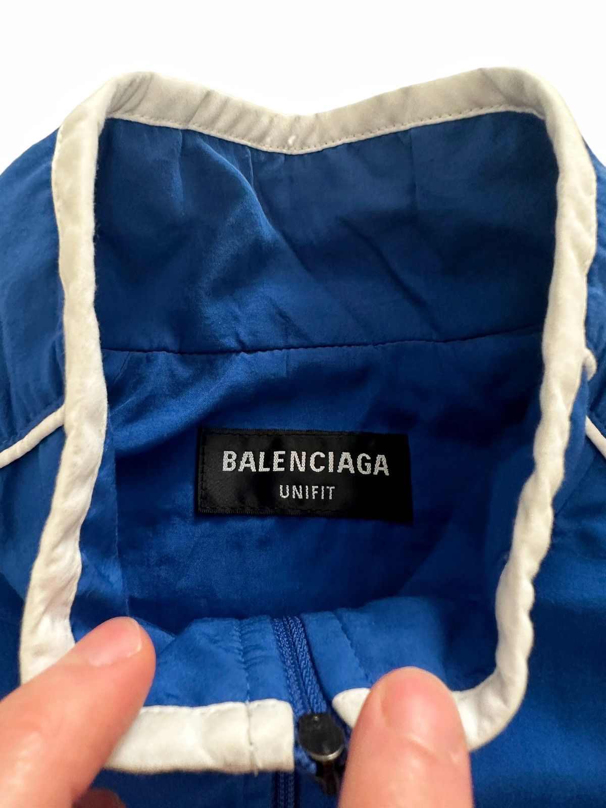 Balenciaga 3B Oversized Sport stop Windbreaker Blue Size US M / EU 48-50 / 2 - 5 Thumbnail