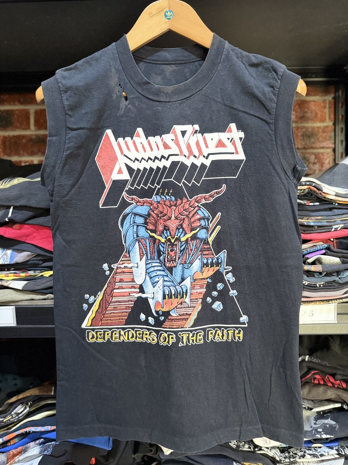 Band Tees Vintage 80s Judas Priest The Metallian Tour Japan Faded Tee Size US M / EU 48-50 / 2 - 1 Thumbnail