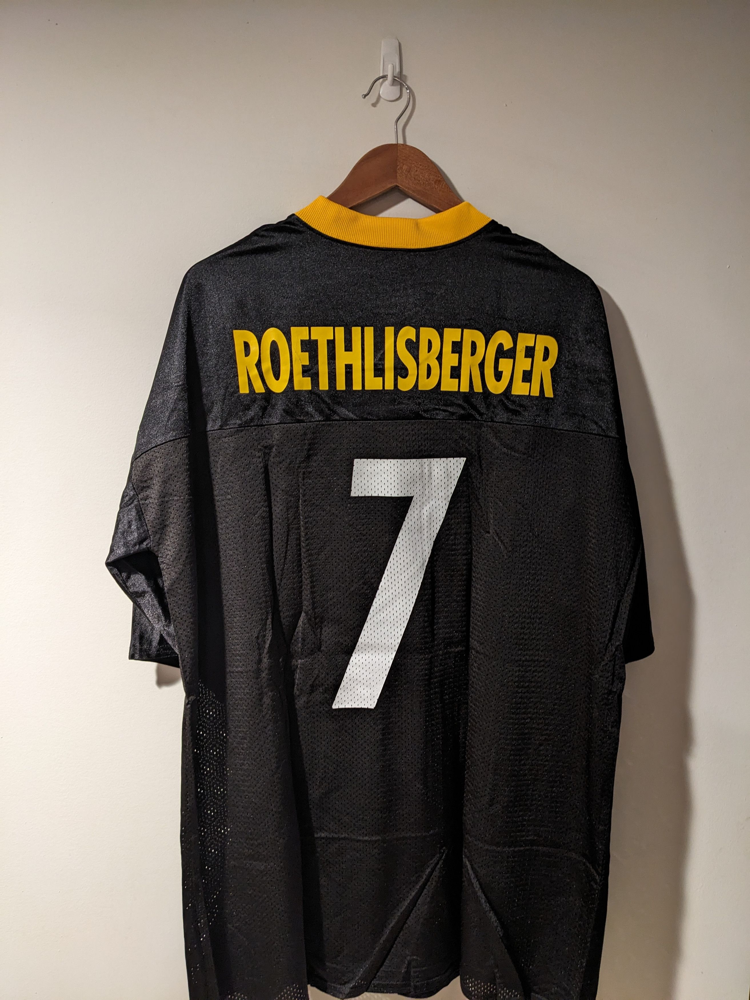 NFL × Vintage Vintage 2004 Pittsburgh Steelers Roethlisberger NFL Jersey Size US XL / EU 56 / 4 - 1 Thumbnail