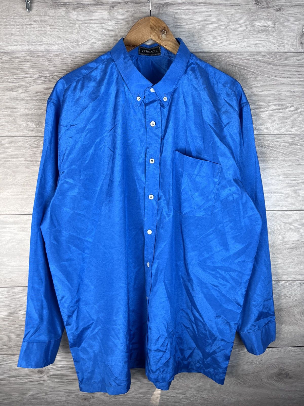 Versace Vintage men’s Button-down shirt Versace size Xl Size US XL / EU 56 / 4 - 5 Thumbnail