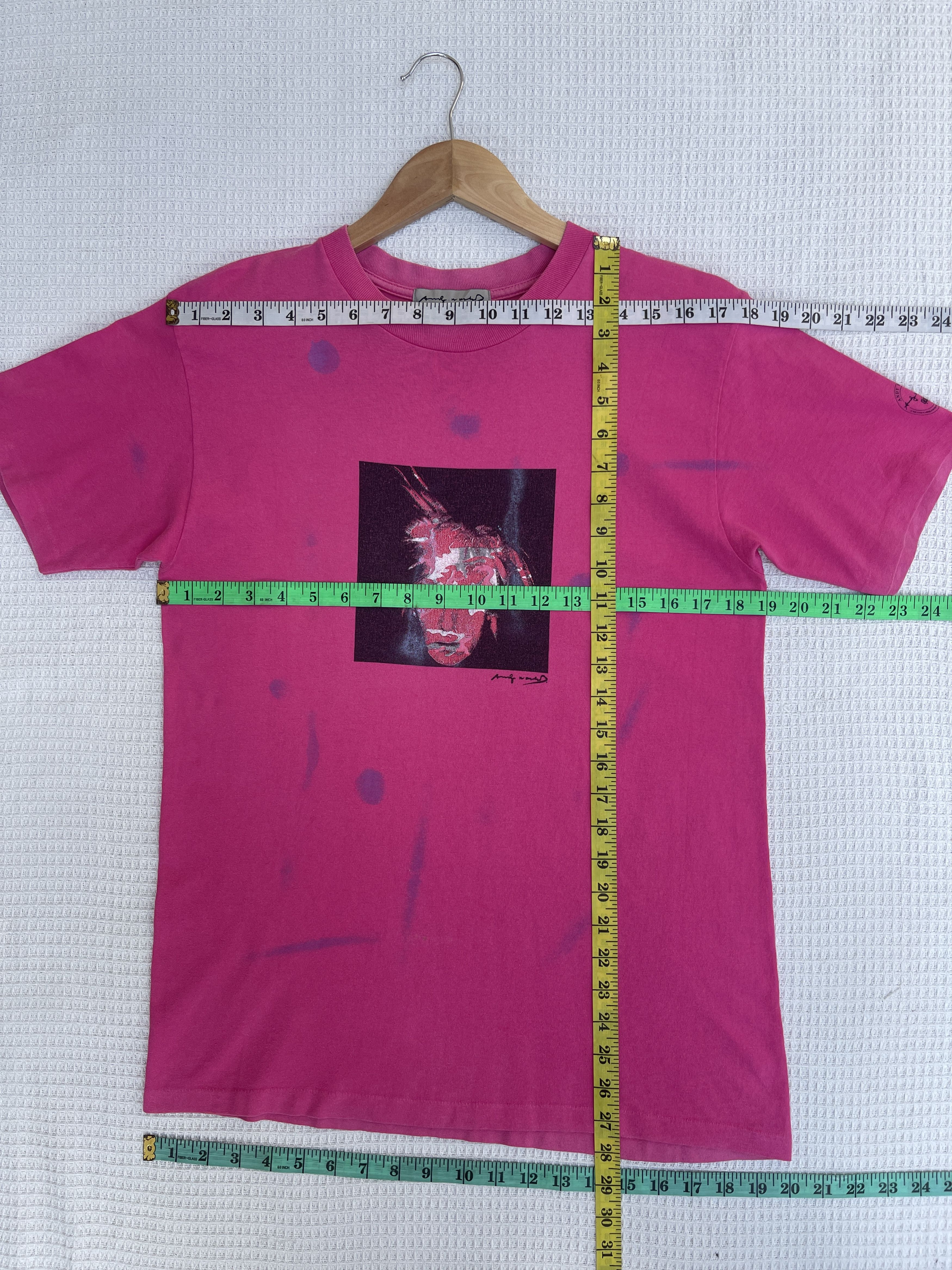 Andy Warhol Last Drop🔥Vtg Andy Warhol Self Potrait Single Stitch T-Shirt Size US M / EU 48-50 / 2 - 11 Thumbnail