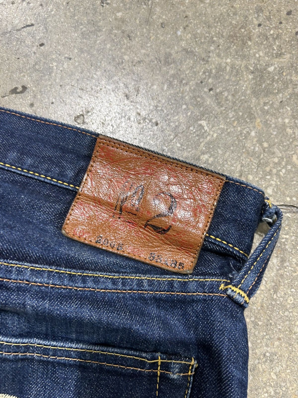 Evisu Vintage Evisu Big Print Selvedge Denim Size US 33 - 6 Thumbnail