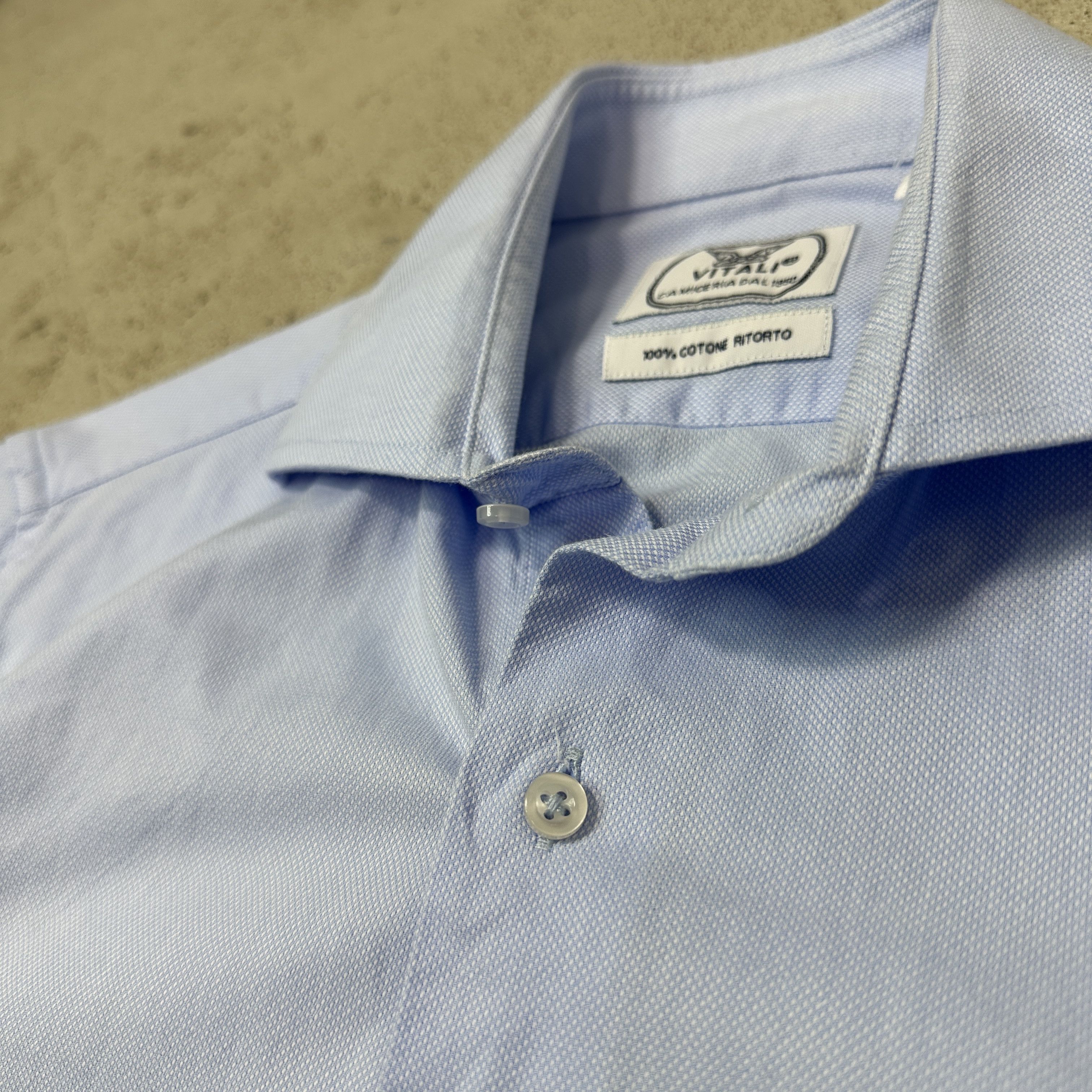 Vintage Vintage Classy Button Up Vitali Camiceria Sartorial Shirt Size US S / EU 44-46 / 1 - 5 Thumbnail