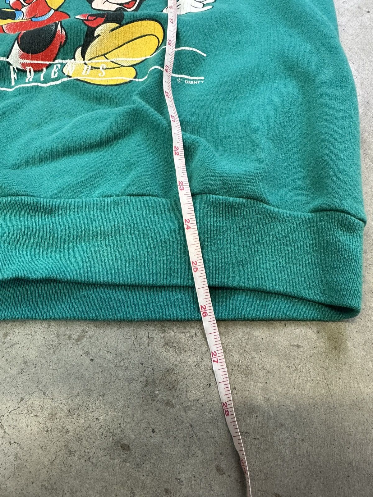 Mickey Mouse × Vintage 90s Mickey Crewneck Vintage Disney California Medium Teal Size US M / EU 48-50 / 2 - 6 Thumbnail