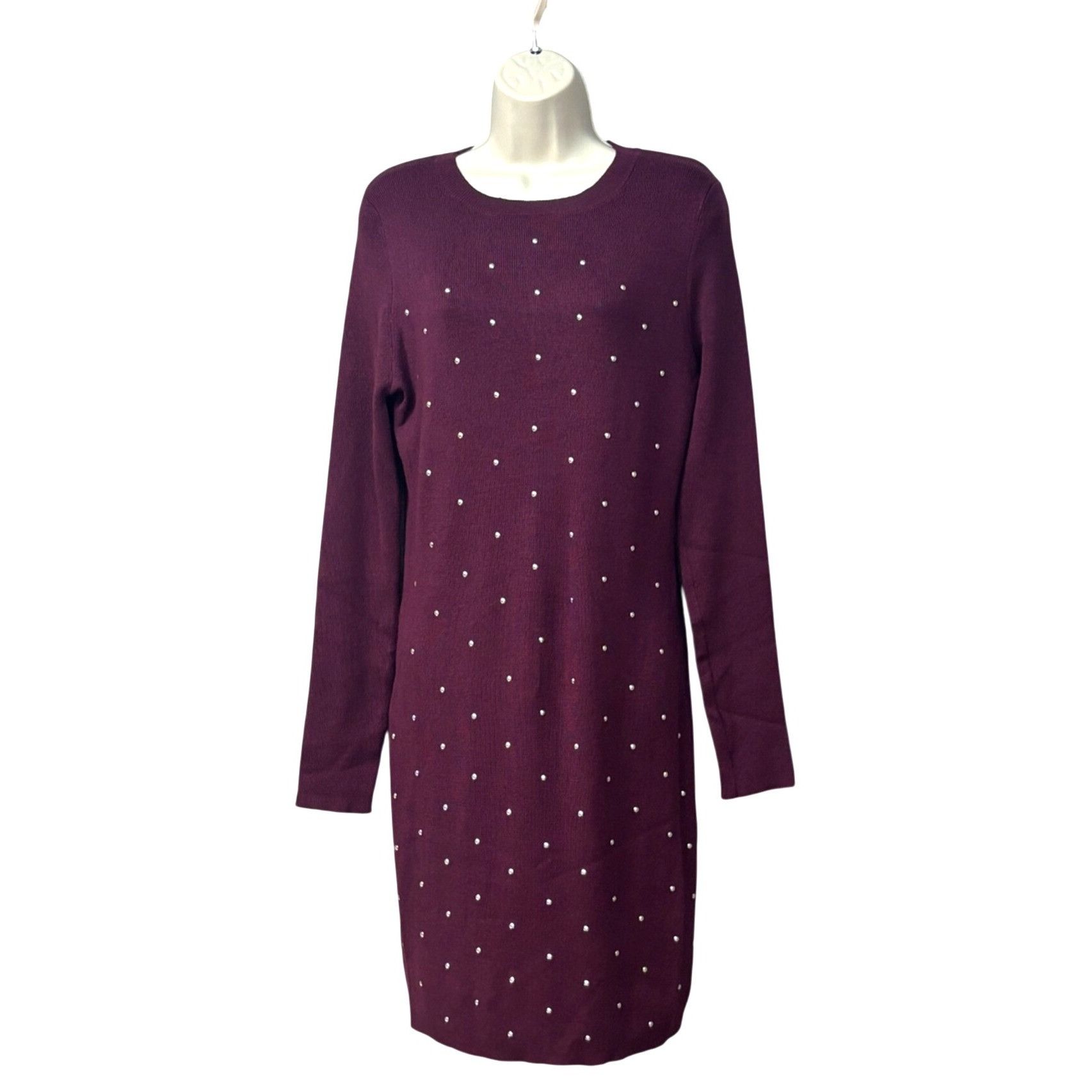 Other PLANET GOLD Womens (Junior's) Long Sleeve Sweater Dress, Wi Size ONE SIZE - 3 Thumbnail