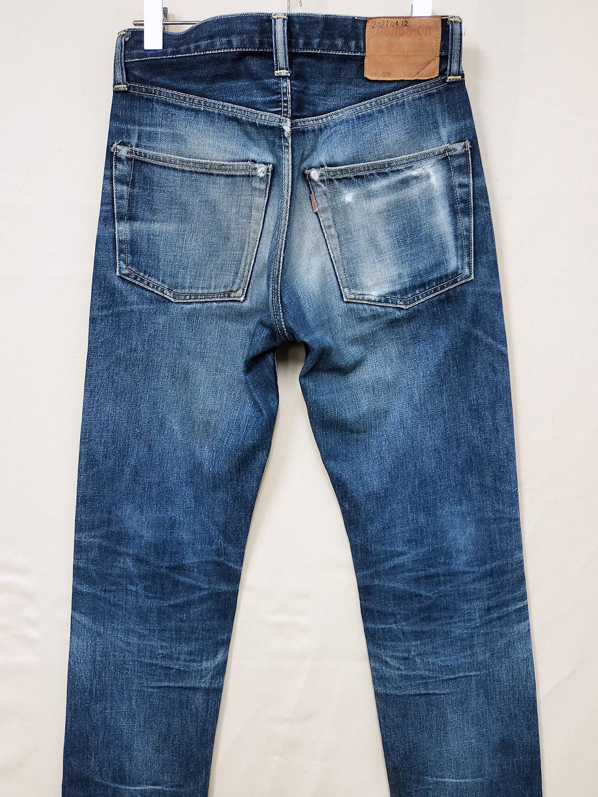 Japanese Brand HANDS-ON S76 W34xL36 1966-type Hand-crafted Selvedge Jeans Size US 34 / EU 50 - 15 Thumbnail