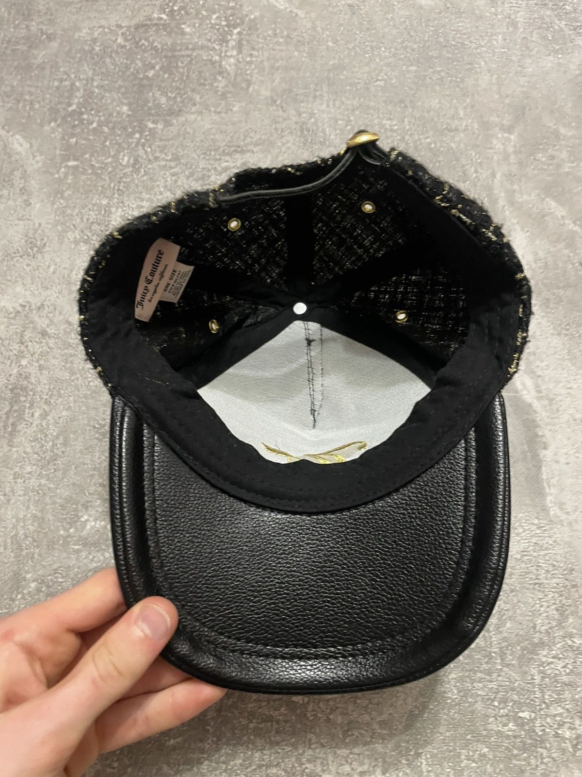 Juicy Couture Jeans Juice Couture Y2K Cap Hat Size ONE SIZE - 8 Thumbnail