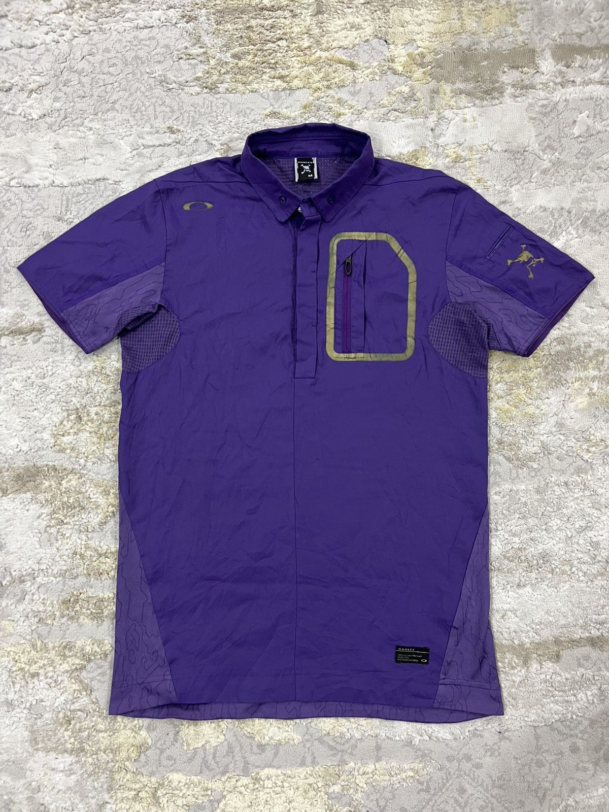Oakley × RLX Ralph Lauren Oakley 💀 Hydrolix Software Performance Polo Outdoor Casual Size US M / EU 48-50 / 2 - 2 Thumbnail