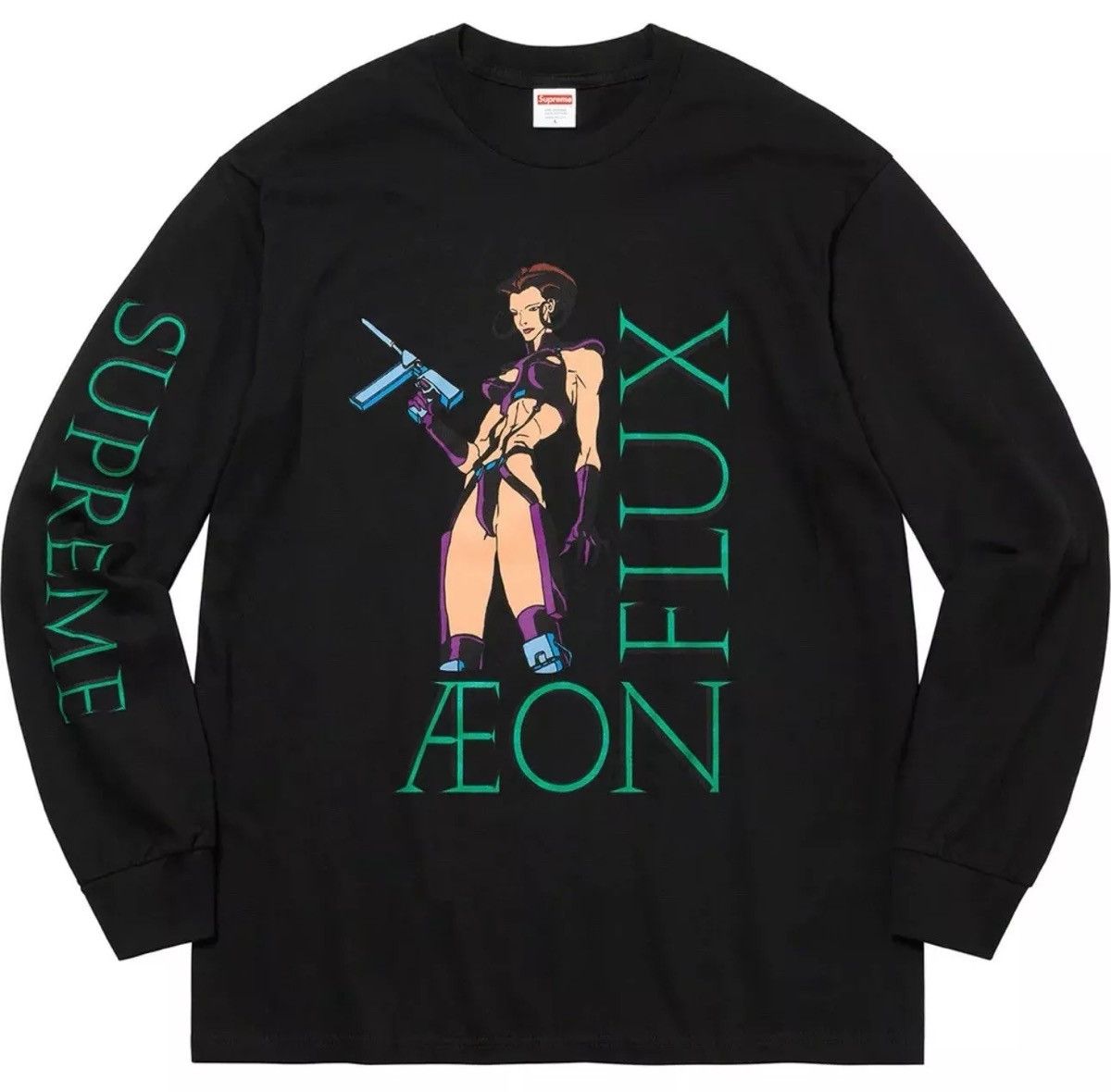 Supreme Supreme Aeon Flux L/S Tee Size US XL / EU 56 / 4 - 1 Thumbnail