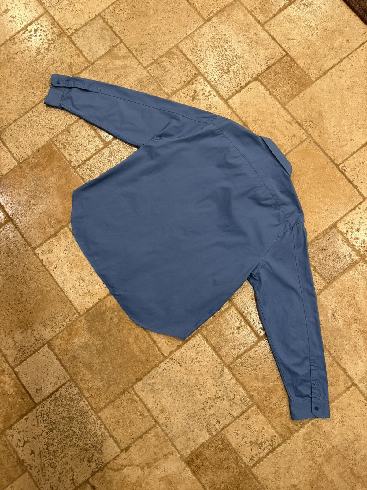 Loewe Loewe “Ash Blue” Anagram Emboidered Pocket Logo Button Shirt Size US XL / EU 56 / 4 - 11 Thumbnail