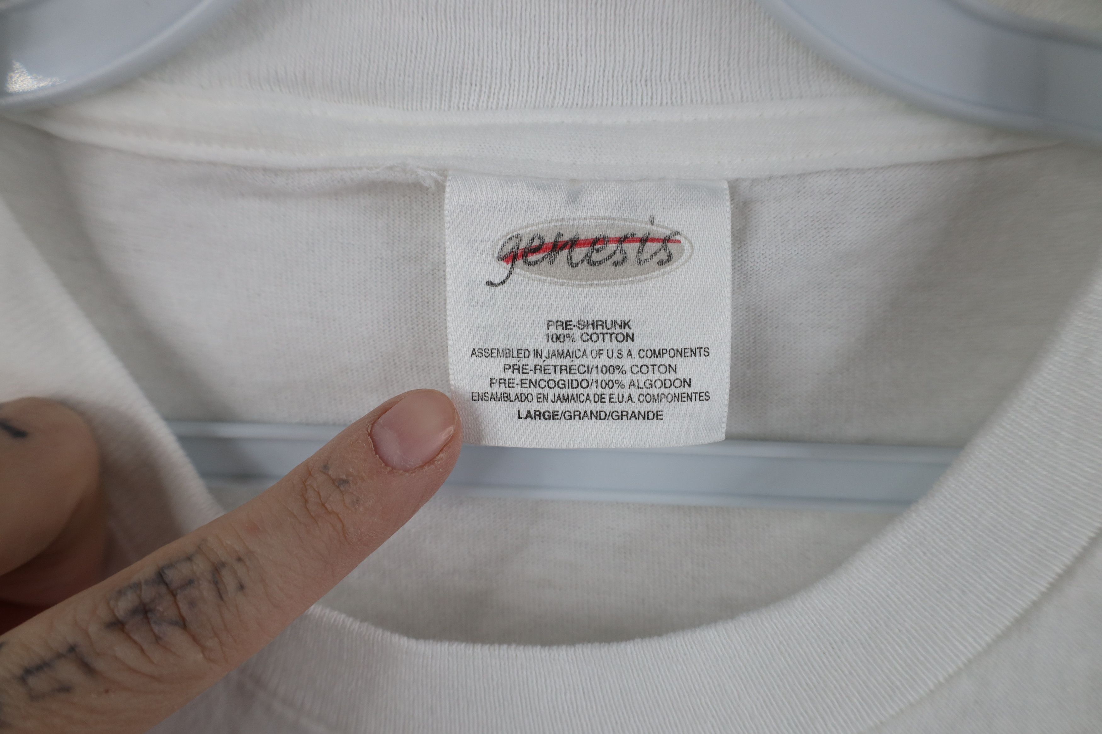 Vintage Vintage 90s Streetwear Texas Hot Chili Peppers T-Shirt Size US L / EU 52-54 / 3 - 8 Thumbnail