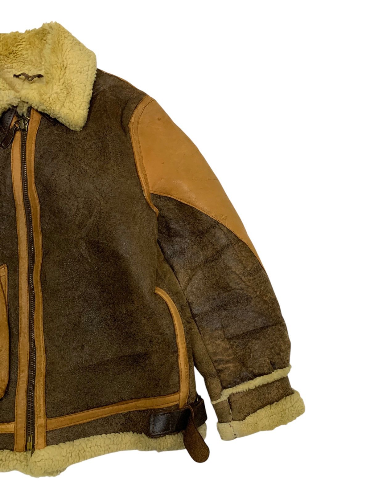Schott 🔥RARE VTG SCHOTT BROS SHEEPSKINS LEATHER TYPE B3 Size US M / EU 48-50 / 2 - 5 Thumbnail