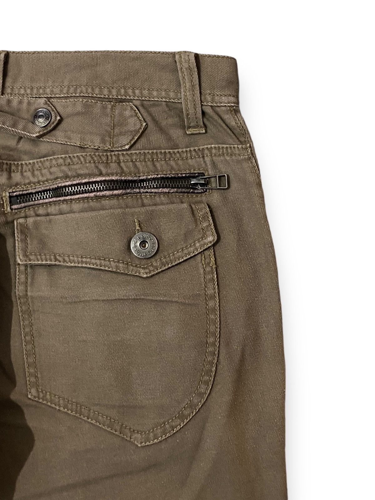 In The Attic In The Attic Japan Multipocket Beige Buckleback Button Denim Size US 32 / EU 48 - 11 Thumbnail