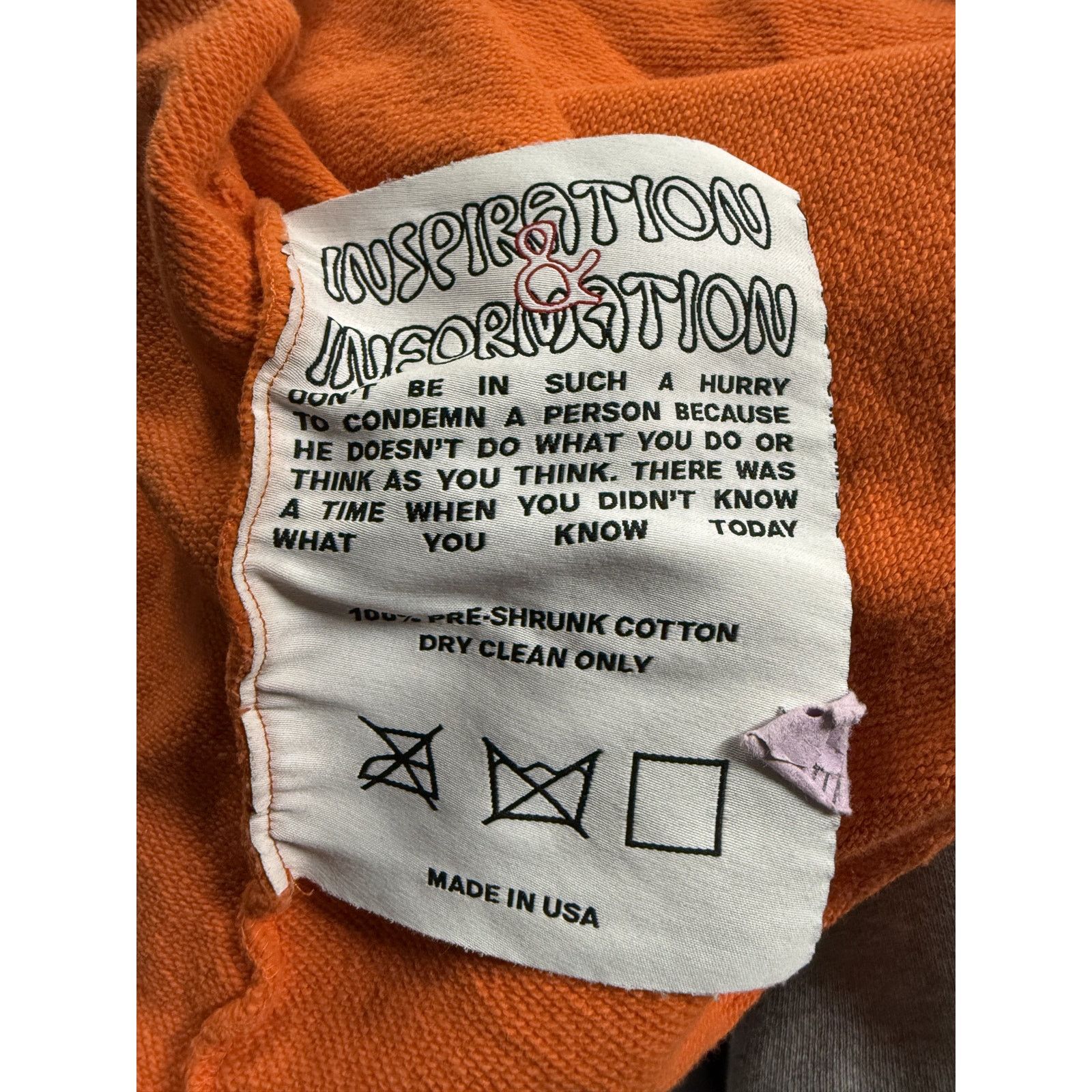 Barriers Barriers Hoodie Orange Used Large Size US L / EU 52-54 / 3 - 4 Thumbnail