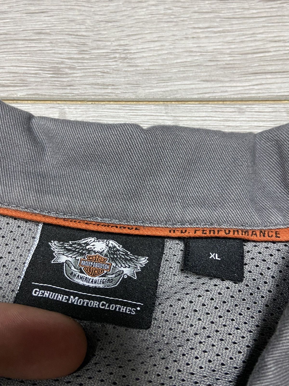 Vintage Harley Davidson eagle 🦅 vintage big logo shirt buttons Size US XL / EU 56 / 4 - 5 Thumbnail