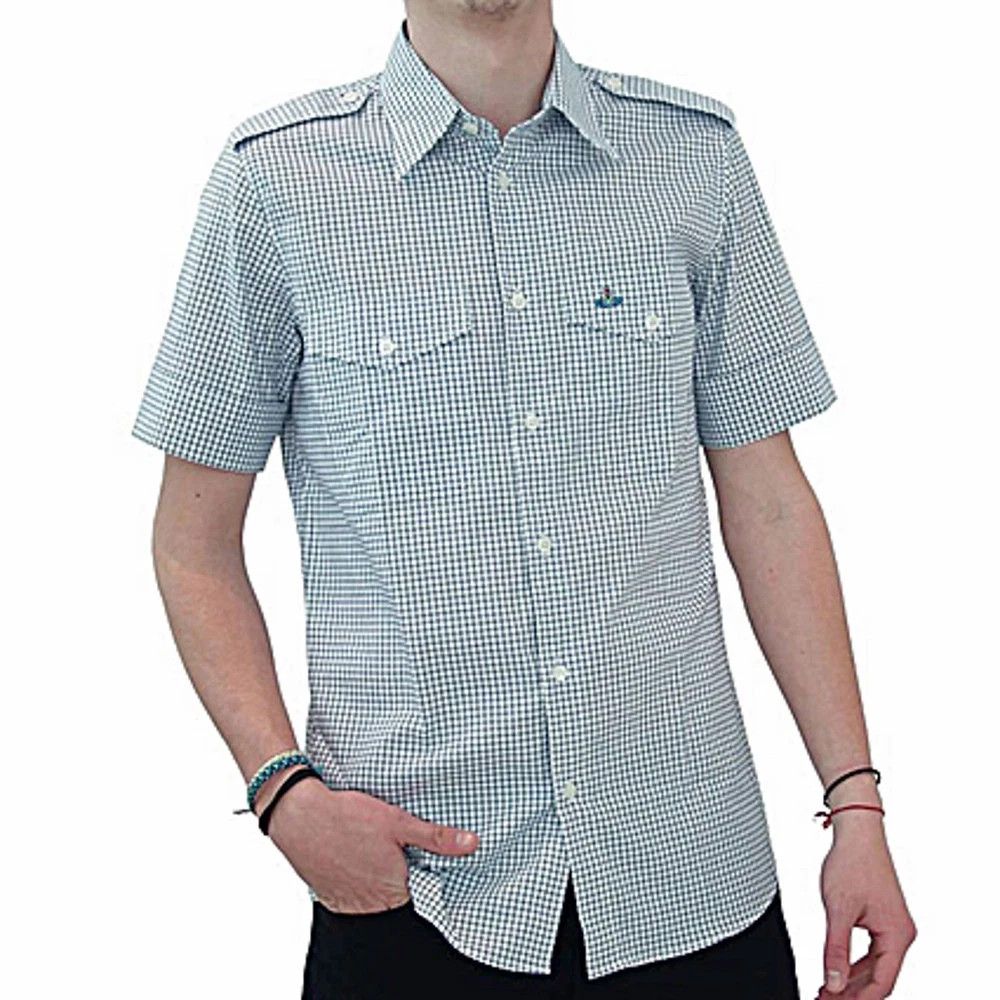 Vivienne Westwood Vivienne Westwood Checkered Short Sleeve Mens Shirt Size III Size US M / EU 48-50 / 2 - 2 Thumbnail