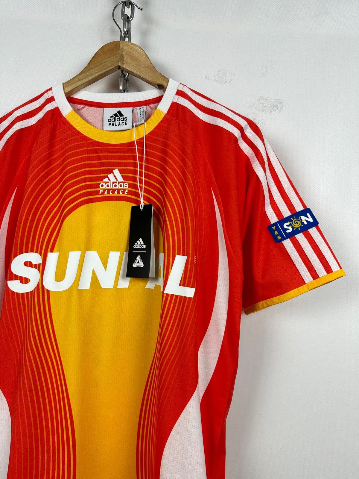 Adidas NWT! Adidas x Palace Sunpal Soccer Jersey T-Shirt | Grailed