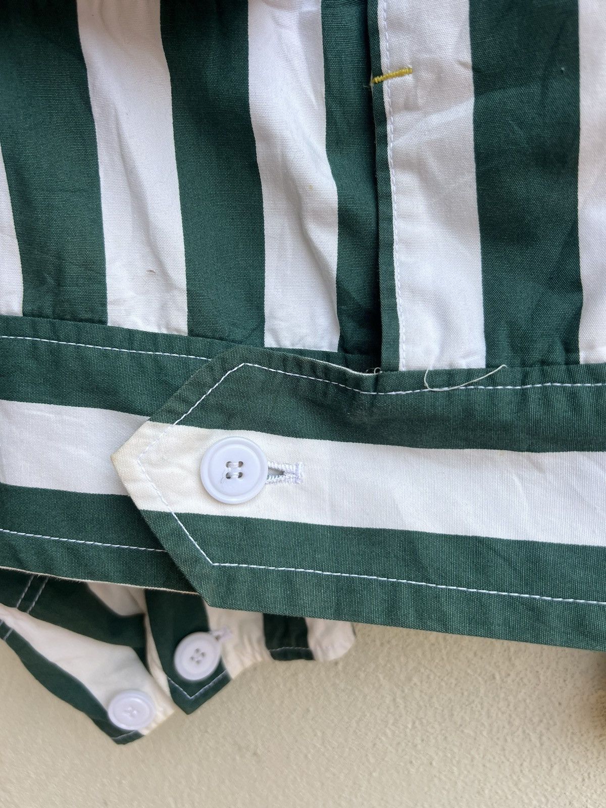 45rpm Vintage 90s 45rpm Japan Border Striped Cropped Jacket Size US XL / EU 56 / 4 - 8 Thumbnail
