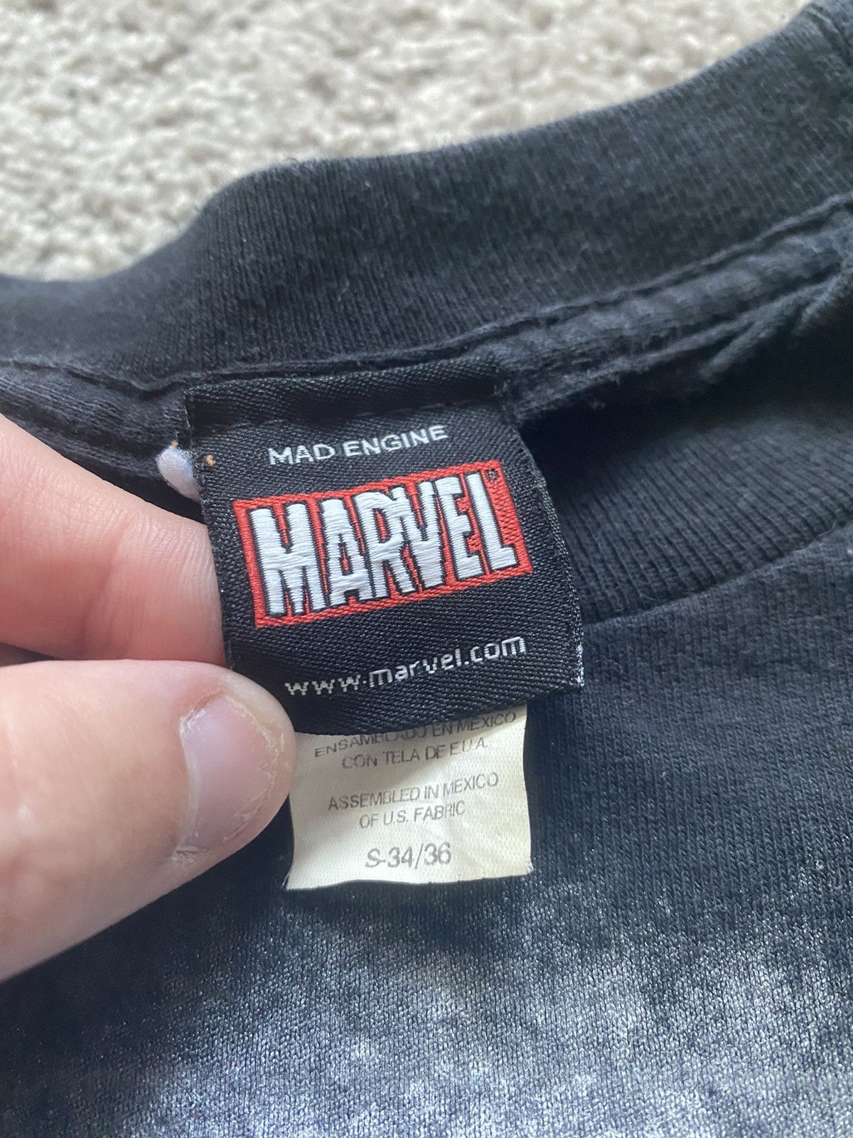 Marvel Comics × Vintage Vintage Skull Ghost Rider Tee Shirt Size US S / EU 44-46 / 1 - 3 Thumbnail
