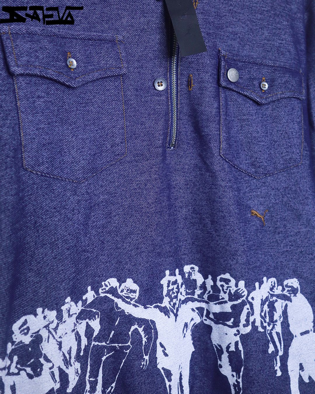 Maison MIHARA YASUHIRO Maison Mihara Polo Indigo Shirt Size US M / EU 48-50 / 2 - 3 Thumbnail