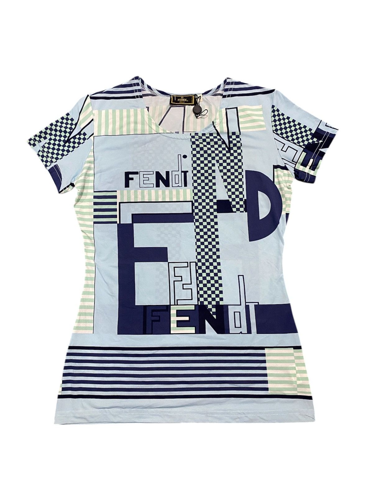 Fendi Vintage Fendi Women's Full Print Top Shirt Size M / US 6-8 / IT 42-44 - 1 Thumbnail