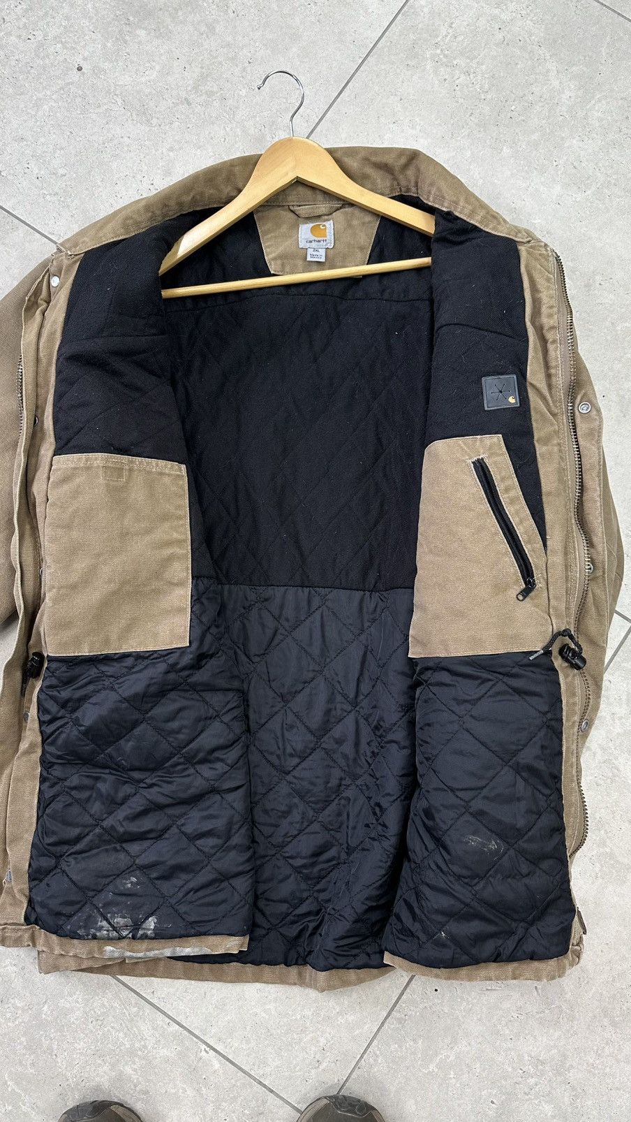 Carhartt Vintage Carhartt distressed jacket xxl size Size US XXL / EU 58 / 5 - 11 Thumbnail