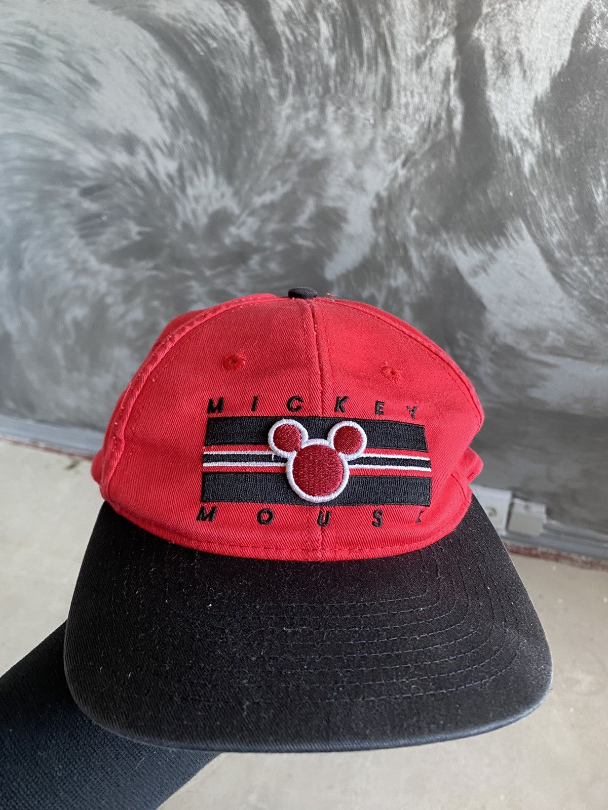 Cartoon Network 1990’s Vintage Mickey Mouse Cap Disney Land Size ONE SIZE - 6 Thumbnail