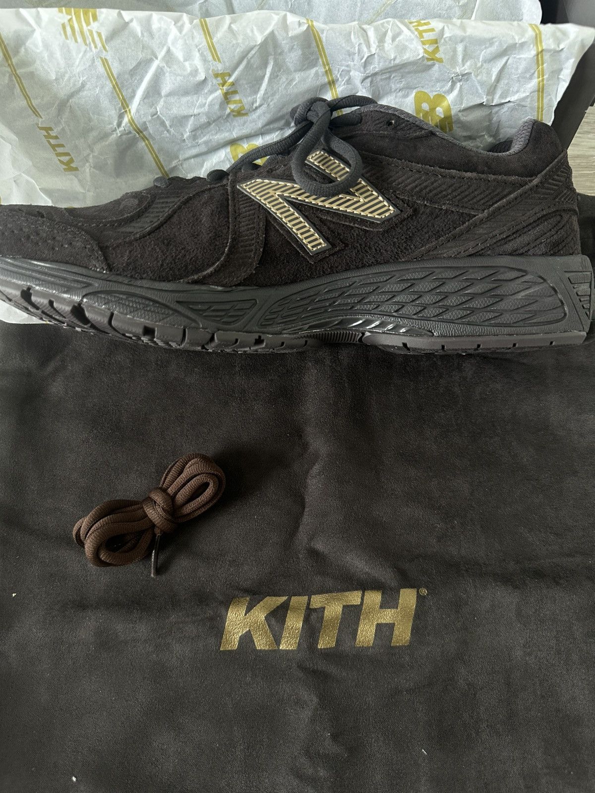 Kith × New Balance Kith New Balance Espresso 860v2 Size US 6.5 / EU 39-40 - 11 Thumbnail