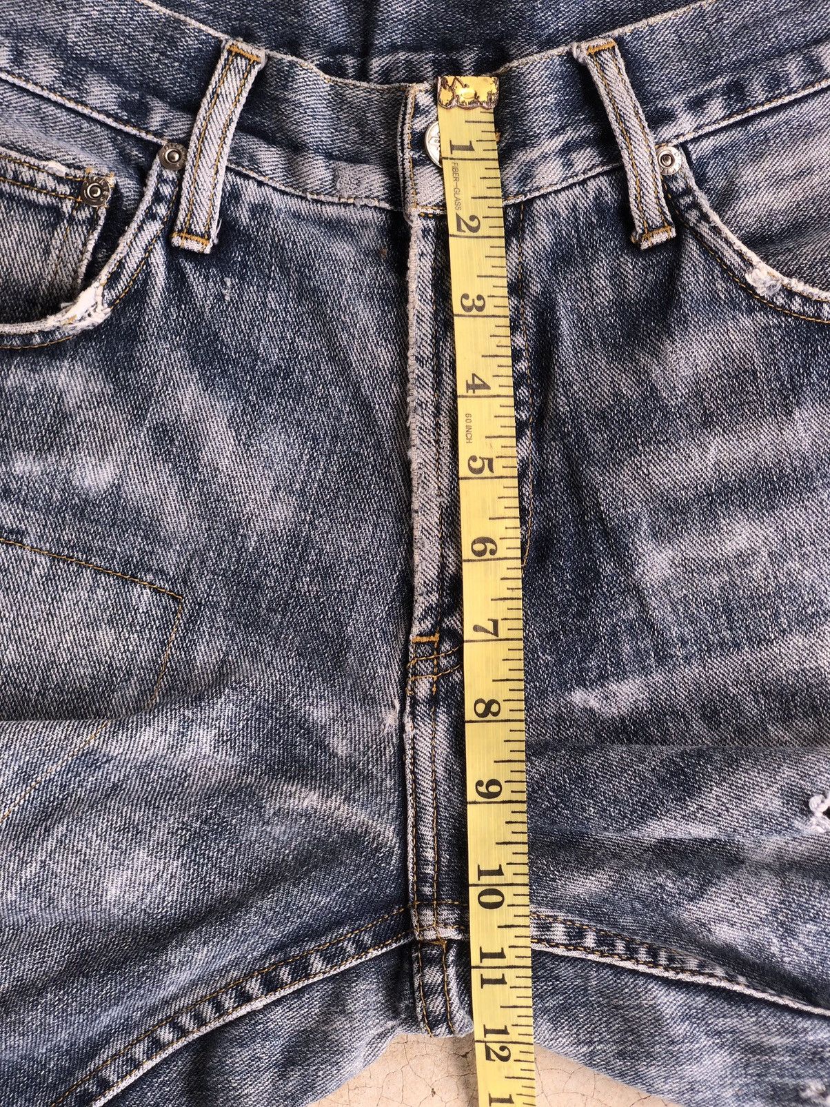 Dickies 🔥Distressed Dickies Denim Panst Size US 33 - 16 Thumbnail