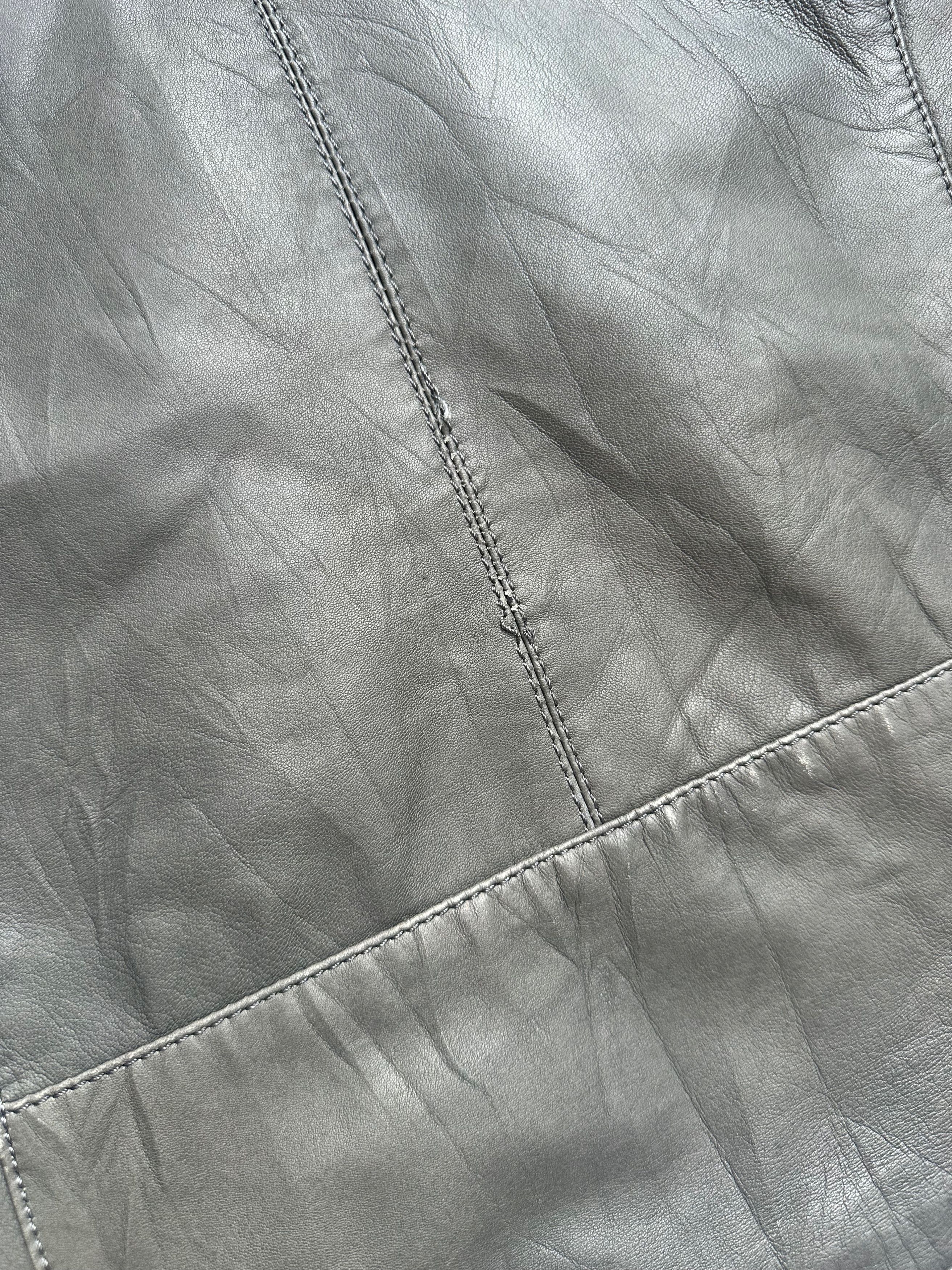 Mango Mango by Homini Emerito Leather biker style jacket Size US M / EU 48-50 / 2 - 7 Thumbnail
