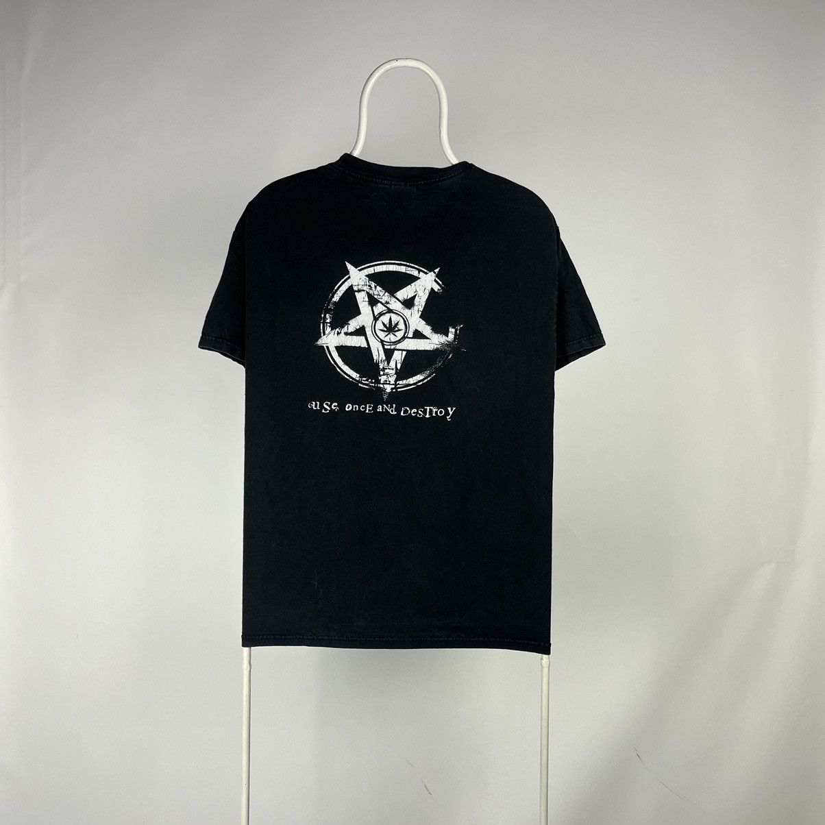 Superjoint Ritual store Pentagram Double Sided Tee