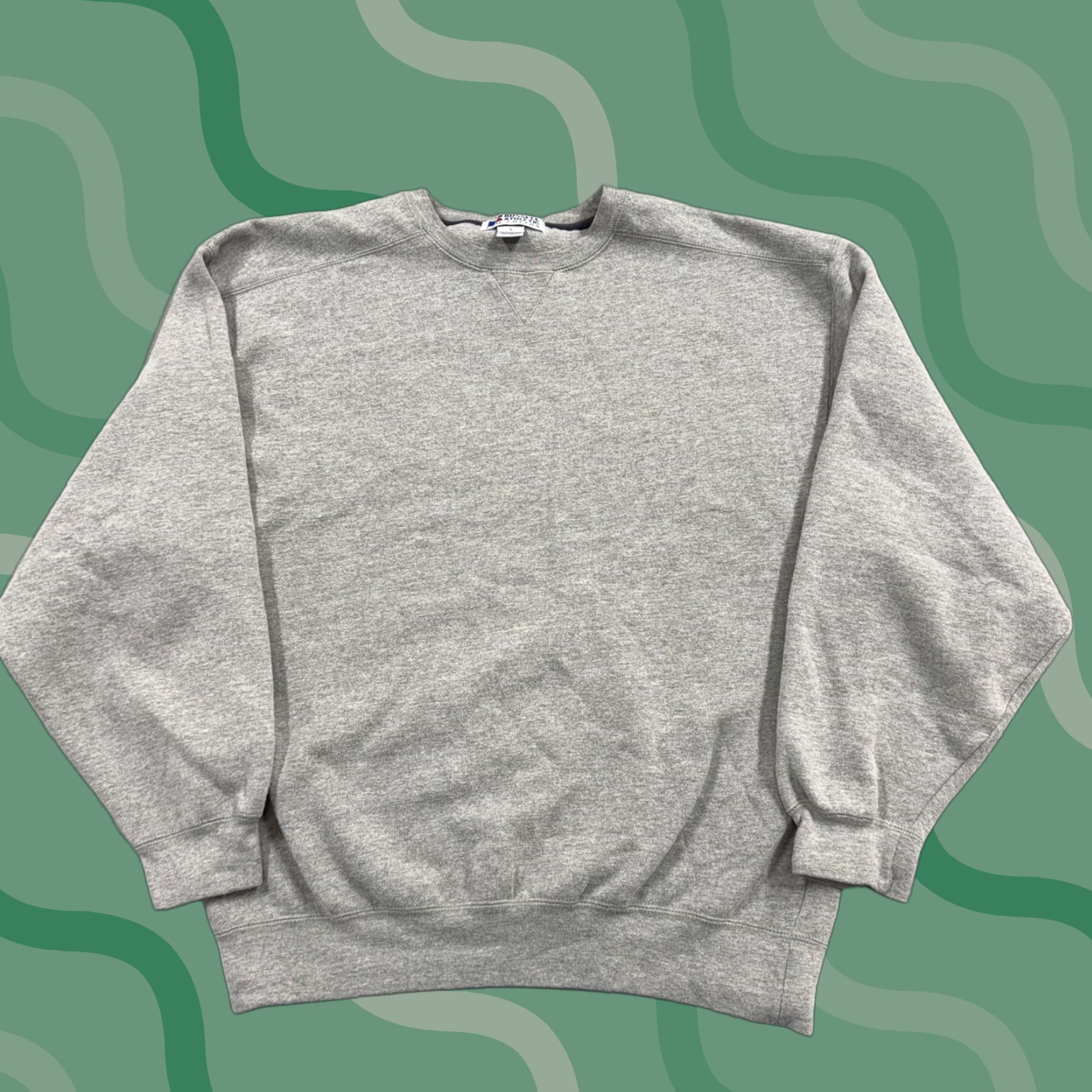 Russell Athletic Russell Athletic Sweatshirt Mens Large Gray Crewneck Pro Cotton Fleece Pullover Size US L / EU 52-54 / 3 - 1 Thumbnail